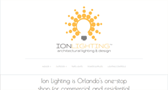 Desktop Screenshot of ionlighting.com